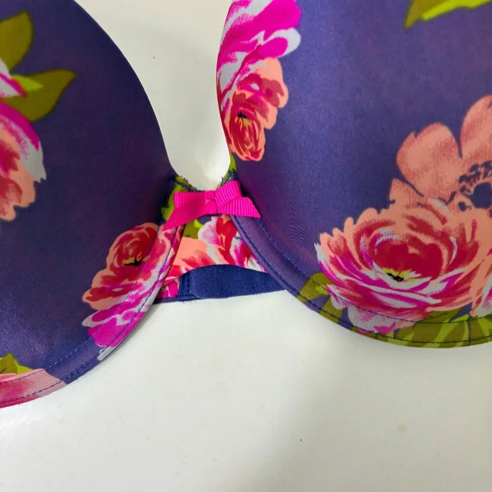 Victoria’s Secret Floral Demi Bra Size 36D - Picture 2 of 8